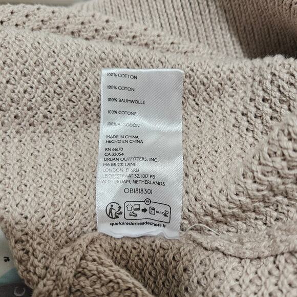 Free People Cardi Joggers Size S Peyote Beige Knit Lounge Pants - Picture 13 of 13